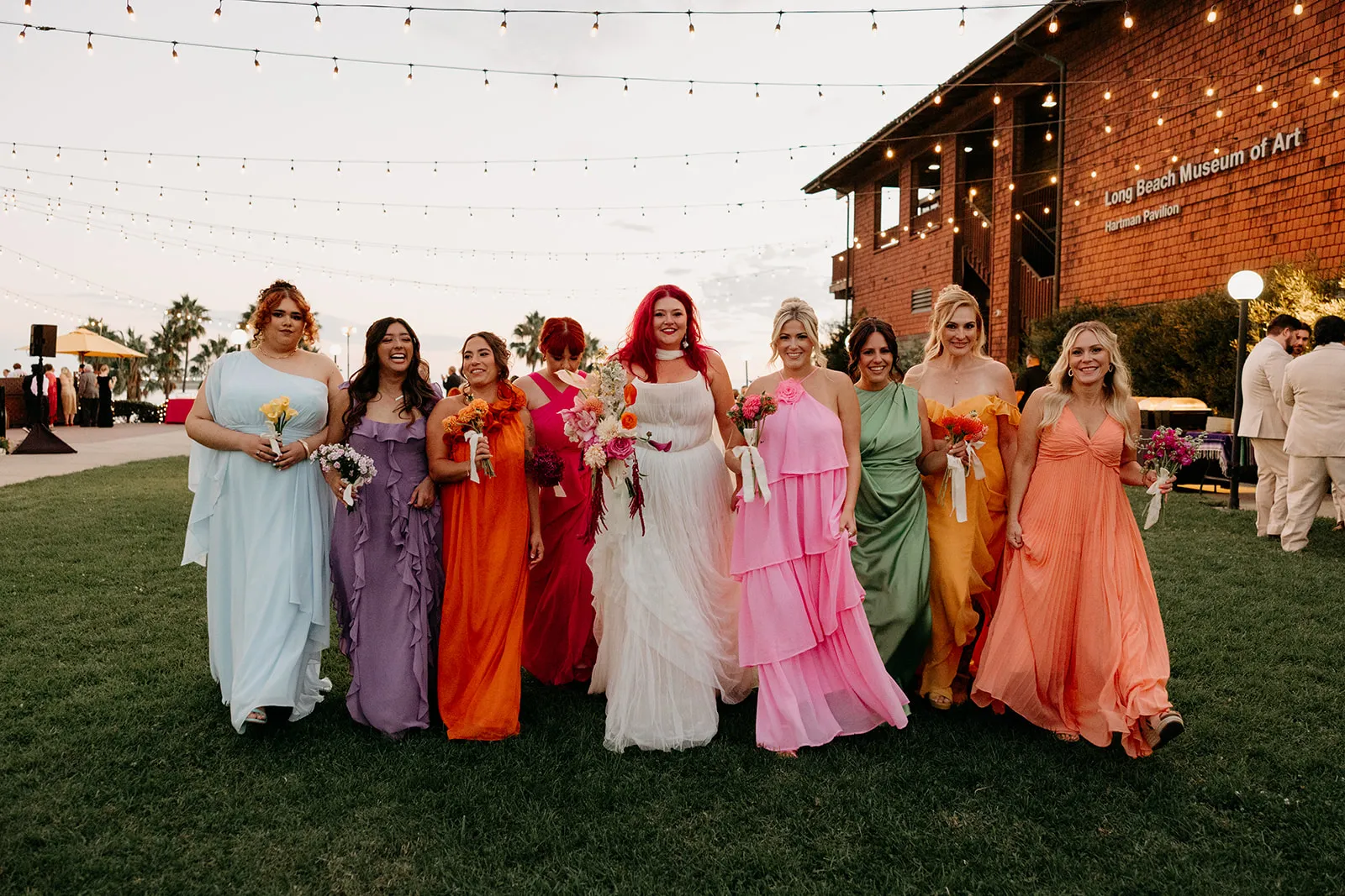 Guests celebrating at a party